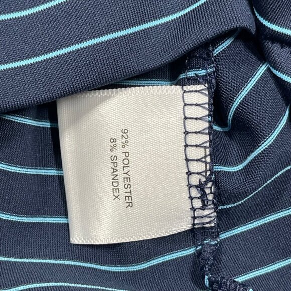 Peter Millar Crown Crafted XXL Navy Striped Polo Shirt Broadmoor Golf Club - Picture 6 of 8